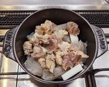 ストウブ12cmで牛スジと大根の煮込み作り方3写真