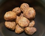 冷凍肉団子で簡単！白菜のオイスター煮作り方1写真