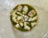 たことめかぶのわさび醤油丼作り方2写真