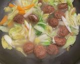 冷凍肉団子で簡単！白菜のオイスター煮作り方11写真
