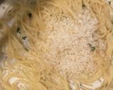 生クリームなし！ワンパンクリームパスタ作り方4写真
