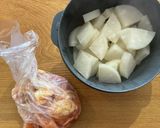 コクうま♡鶏大根作り方1写真
