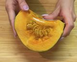 【カボチャだけ】南瓜のバタめん炒め作り方1写真