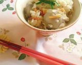 義母の故郷の里芋ご飯☆調味料は222☆作り方11写真