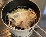 5分！包丁要らず乾物ともやしの味噌スープ作り方3写真