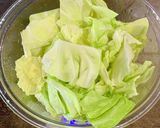 レンチンのみ！鶏キャベツの胡麻マヨソース作り方1写真