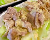 レンチンのみ！鶏キャベツの胡麻マヨソース作り方10写真