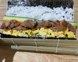簡単!子供と作れる♪豚焼肉の太巻き作り方8写真
