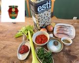 ギリシャ料理　魚のオーブン焼き作り方1写真