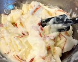 りんごもちもちケーキ作り方5写真