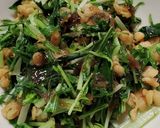 水菜と天かすの炒めサラダ～水菜大量消費！作り方4写真