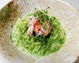 生クリーム不要♪生青海苔でクリームパスタ作り方4写真
