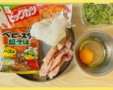 *ふわとろビックカツキムチ天津飯*作り方1写真