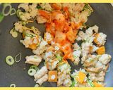 *ふわとろビックカツキムチ天津飯*作り方2写真