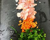 風邪回復レシピ④ トマトリゾット風作り方1写真