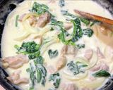 チキンとほうれん草のグラタン作り方7写真