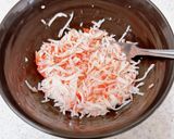 カニカマチーズでお手軽タルティーヌ作り方1写真