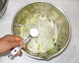 白菜セロリ生姜の和え物♪大便が硬い方に作り方5写真