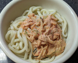 5分で完成！旨味たっぷりキムチマヨうどん作り方4写真