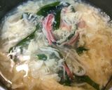 5分で！カニカマうまトロ玉子スープ作り方6写真