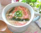 5分で！カニカマうまトロ玉子スープ作り方7写真