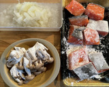 鮭ときのこのみぞれ煮♩作り方1写真
