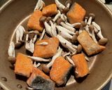 鮭ときのこのみぞれ煮♩作り方3写真