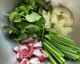 ごま油香る香草サラダ作り方2写真