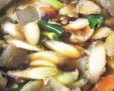 餅の入った福袋をのせた けんちん汁作り方3写真