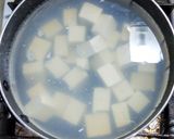 豚ひき肉と長ネギの塩麻婆豆腐作り方2写真