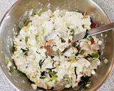 はんぺんと海老の春巻き　野沢菜入り作り方4写真