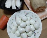 野菜の煮物+うずら卵作り方1写真