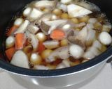 野菜の煮物+うずら卵作り方3写真