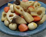 野菜の煮物+うずら卵作り方8写真