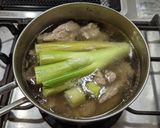 小さいストウブで山椒と牛すじのアヒージョ作り方1写真