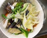 レンジ肉無豆腐きな粉ナポリタン味野菜炒め作り方13写真