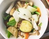 レンジ肉無豆腐きな粉ナポリタン味野菜炒め作り方14写真