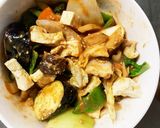 レンジ肉無豆腐きな粉ナポリタン味野菜炒め作り方15写真
