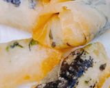 はんぺんと海老の春巻き　野沢菜入り作り方11写真