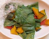ヨード卵光と緑黄色野菜のヘルシーマフィン作り方1写真