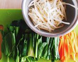 石焼ビビンバ☆もやしナムル☆熱々☆常備菜作り方1写真
