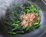 永遠に食べたい！春菊のガーリック炒め作り方6写真