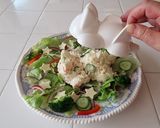 ポテトサラダdeニャン（ごはんdeニャン作り方5写真
