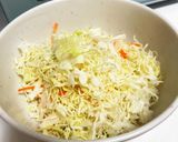 【ズボラ】2分で完成☆目玉焼きサラダ丼作り方1写真