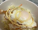 【ズボラ】2分で完成☆目玉焼きサラダ丼作り方2写真