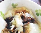 餡と 餅と とろけるチーズで デザート作り方4写真