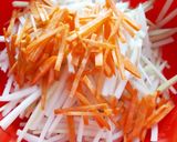 節約☆大根の皮のきんぴら作り方1写真