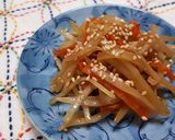 節約☆大根の皮のきんぴら作り方4写真