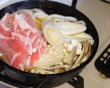 冷凍うどんで簡単！一人鍋焼きうどん作り方3写真