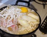 冷凍うどんで簡単！一人鍋焼きうどん作り方4写真